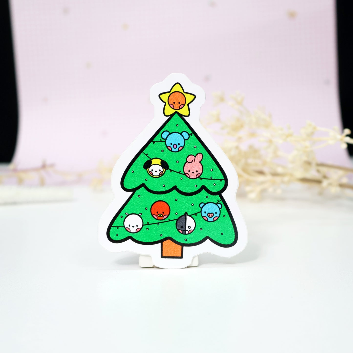 BT21 Christmas Die-Cut Stickers