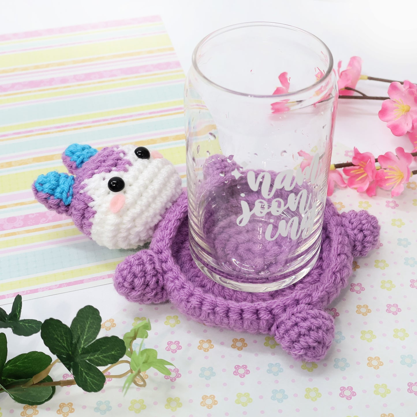 BT21 Crochet Coasters