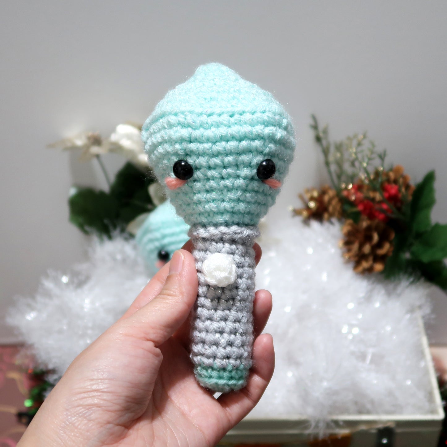 Shinee Light Stick Crochet Plushies