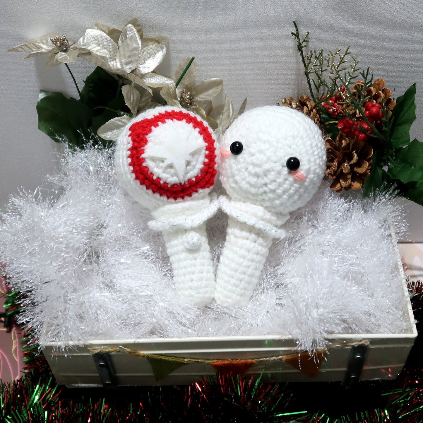 Stray Kids Light Stick Crochet Plushies