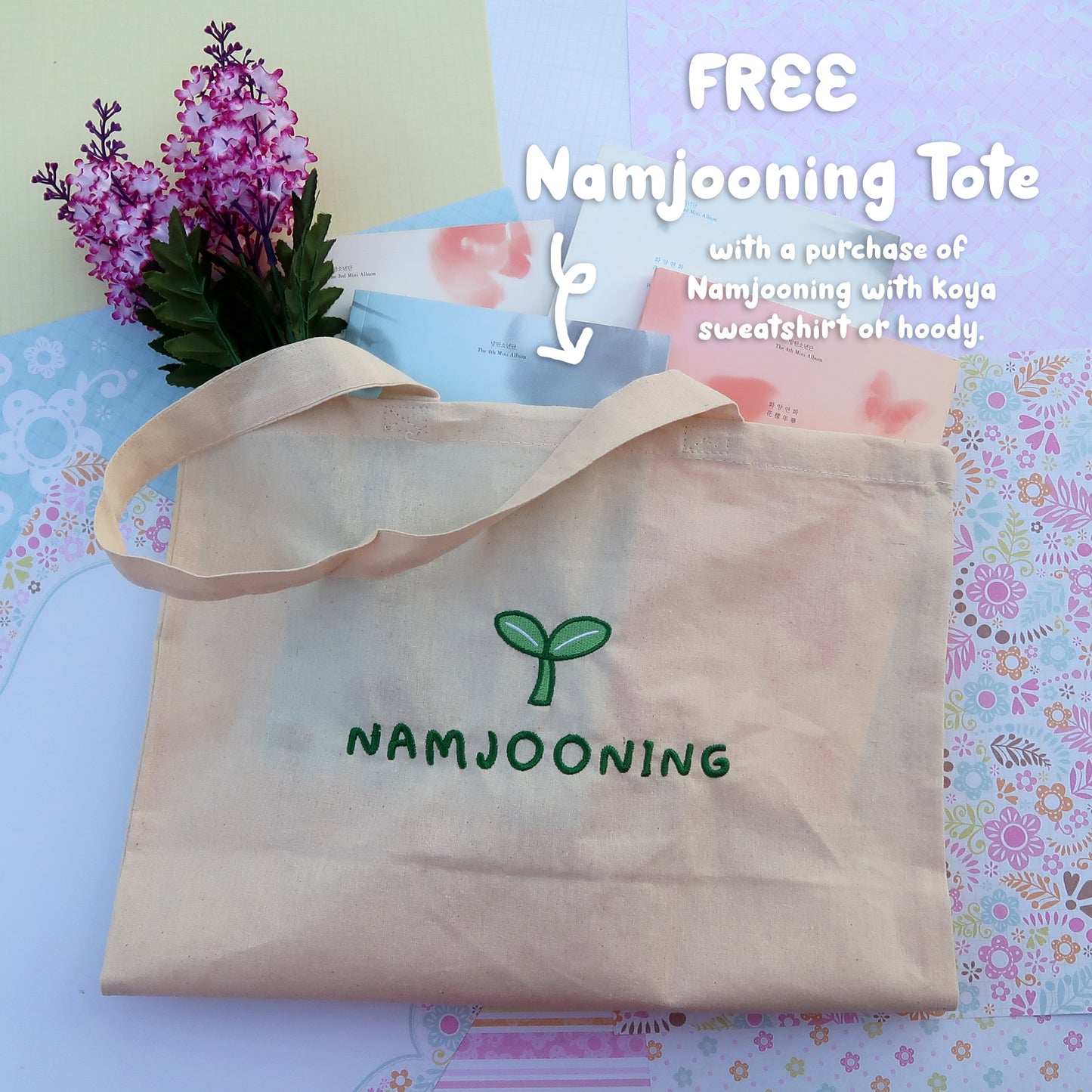 [Pre-order] Namjooning with Koya Hoody & Sweatshirt [Free Namjooning Tote]