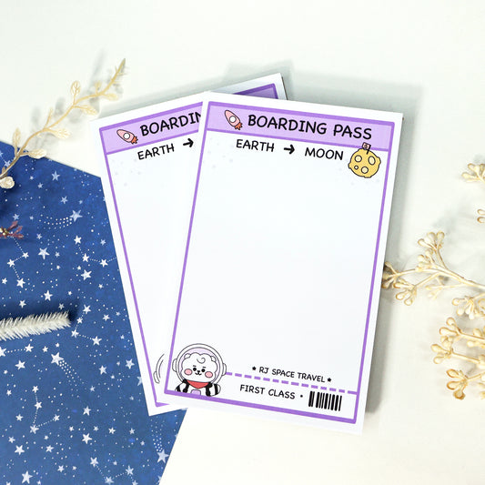 Boarding Pass Jin Notepads