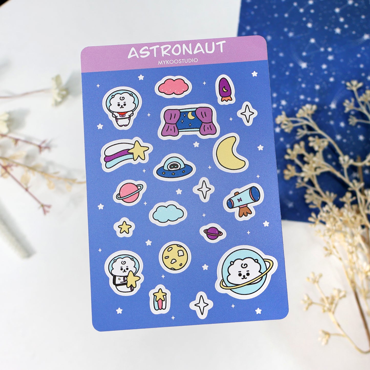 The Astronaut Sticker Sheets