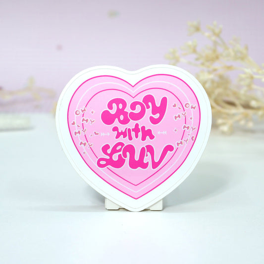 Boy with Luv Die-Cut Stickers