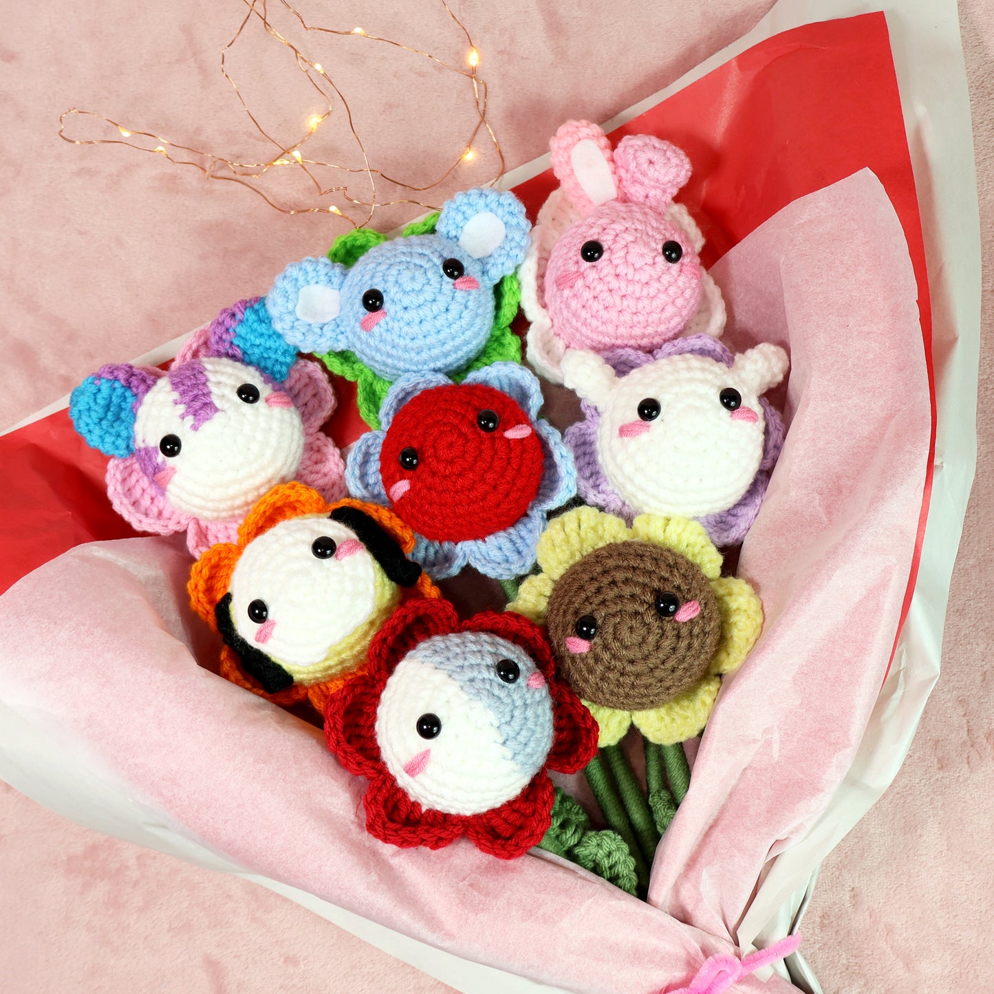 BT21 Bouquet Crochet