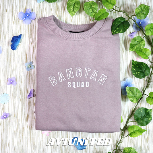 Bangtan Squad Sweatshirt (Wash Purple)