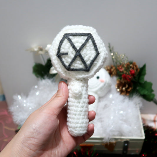 EXO Light Stick Crochet Plushies