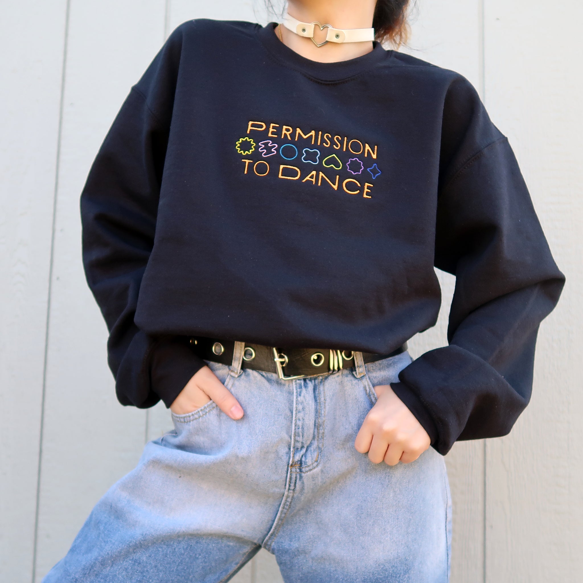 Permission to deals Dance Crewneck