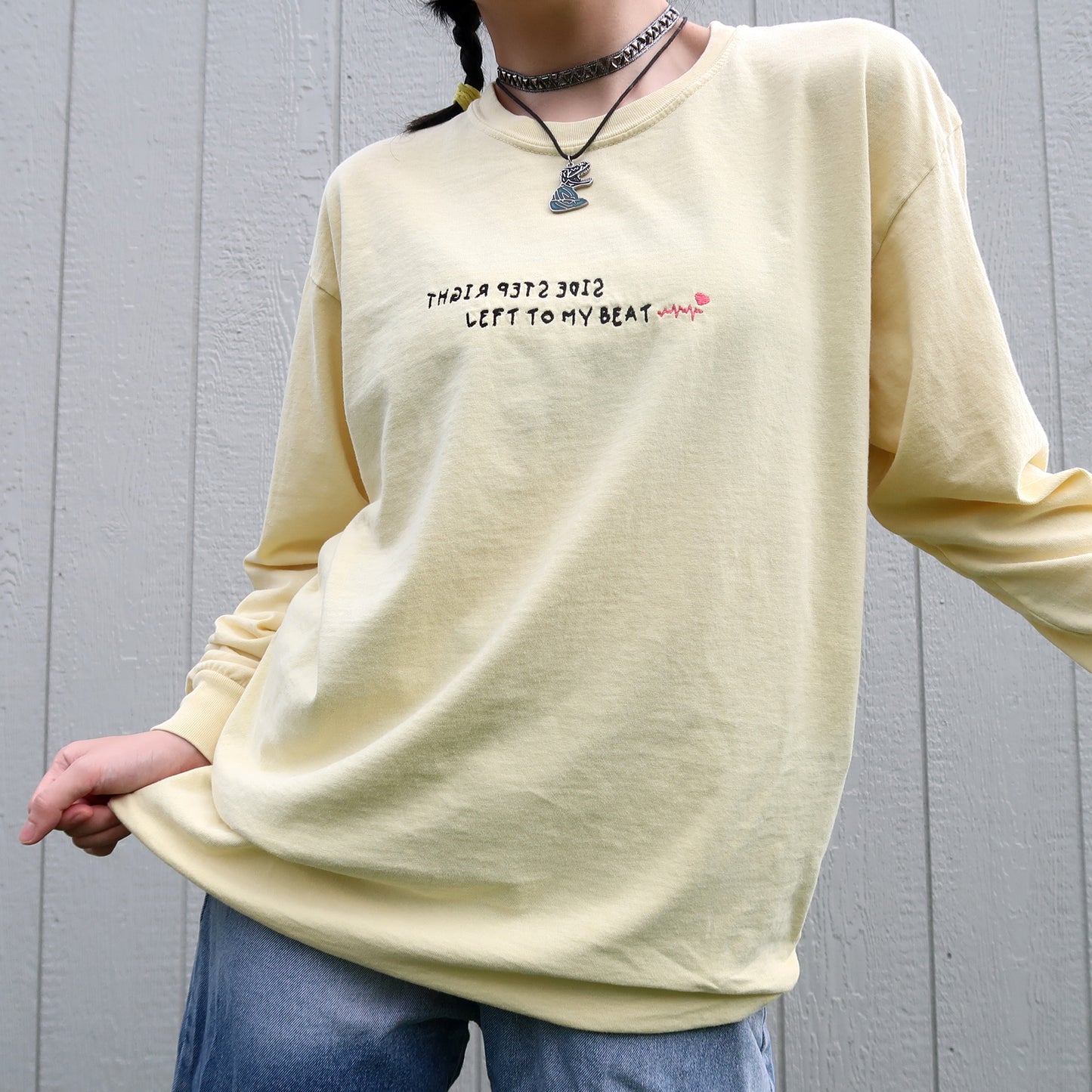 "Side Step Right, Left To My Beat" Long Sleeve T-Shirts