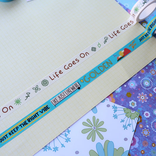 Life Goes On & Permission to Dance Washi Tape